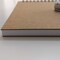 A5 Spiral Notebook Blank, 100gsm Thick Paper & Hard Kraft Cover, 60 Sheets (120 Pages), 8.35" x 5.9", Brown, 5 Pack